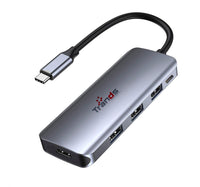 Trands Type-C 4 Port Hub with PD Charging TR-CR5826 Lulu Hypermarket