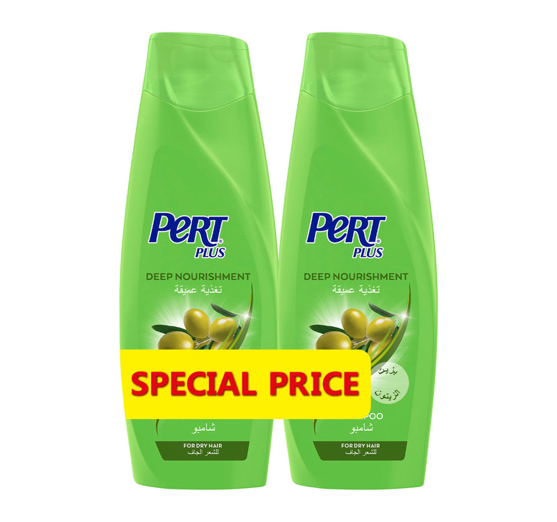 Pert Plus Deep Nourishment Shampoo with Olive Oil Value Pack 2 x 400 ml