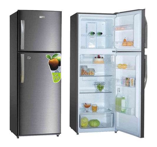 Super General Double Door Refrigerator, 425L Net Capacity, Inox, SGR510I