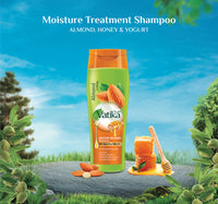 Vatika Naturals Moisture Treatment Shampoo with Almond and Honey For Dry and Frizzy Hair 200 ml