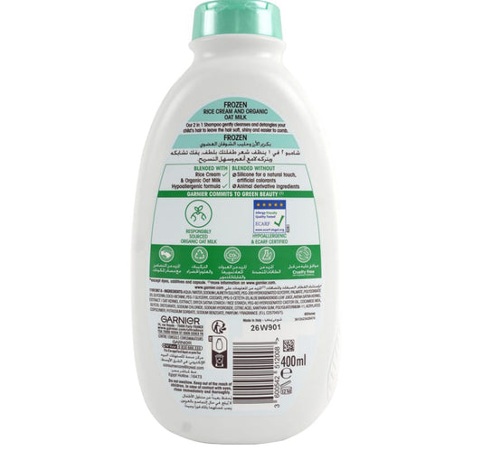 Garnier Ultra Doux Disney Frozen Oat Delicacy Rice Cream & Oatmilk Kids 2in1 Shampoo & Detangler 400 ml