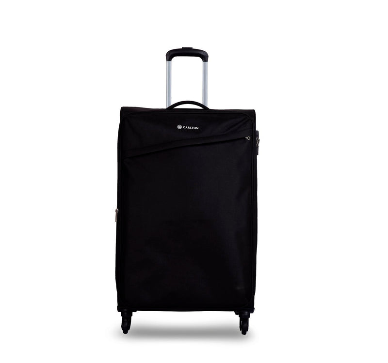 Carlton Lords 4 Wheel Soft Trolley, 69 cm, Black