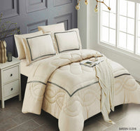 Elite Home Comforter Set 6pcs 230 x 250cm Sarden