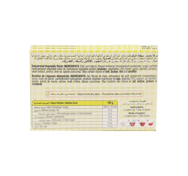Calnort Vegetable Stock 8 x 10 g