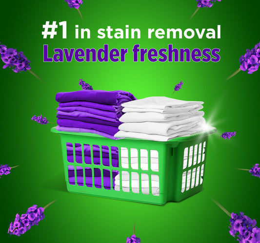Ariel Lavender Freshness Laundry Detergent Liquid Gel Value Pack 2 x 1.8 Litres