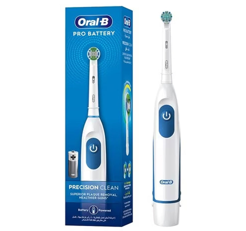 Oral-B Pro Battery Precision Clean Electric Toothbrush, White, DB5.010.1