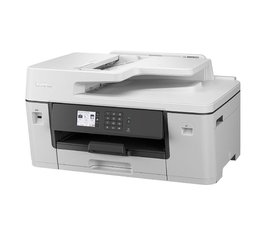 Brother Business Inkjet Printer with Full A3 Functionality, White, MFC-J3540DW