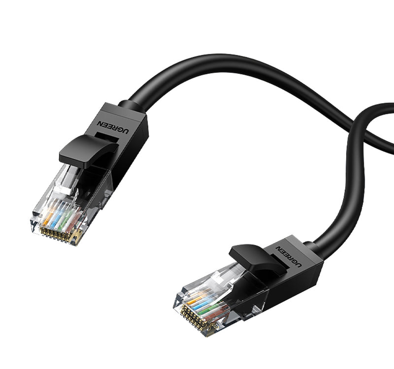 Ugreen Cat 6 Round UTP Gigabit Ethernet Network Cable, 5 m, Black, 20162