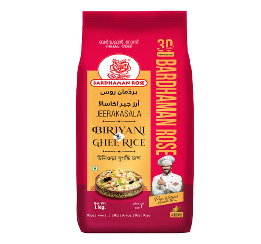 Bardhaman Rose Biriyani Ghee Jeerakasala Rice 1 kg
