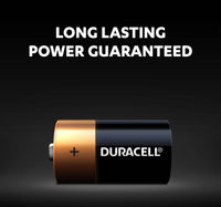 Duracell Type C Alkaline Batteries, pack of 2