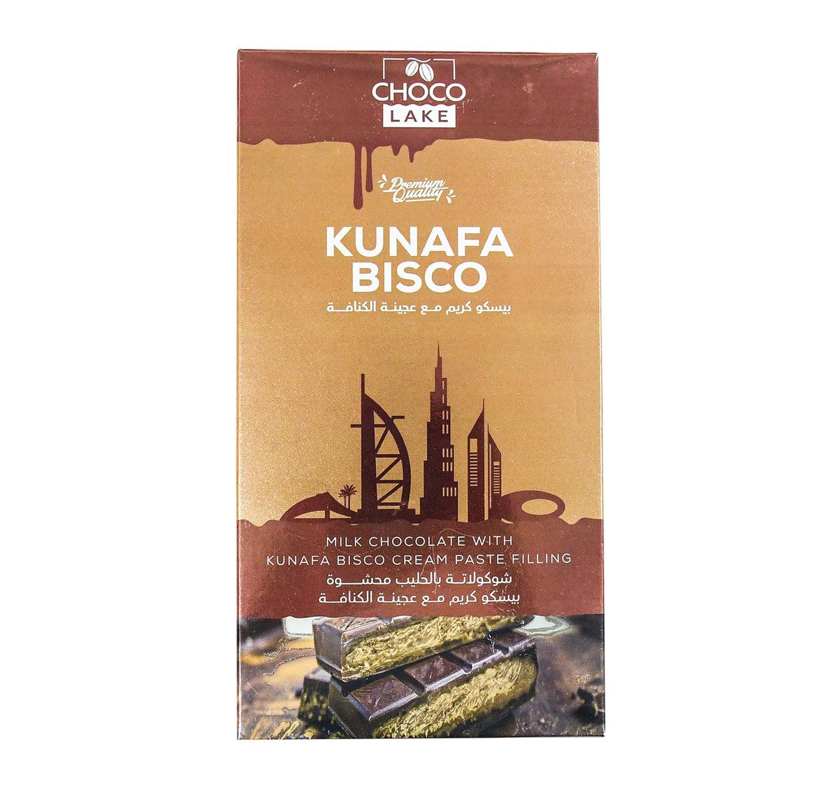 Choco Lake Kunafa Bisco Milk Chocolate 190 g