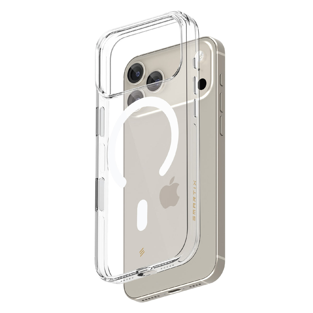 Smartix iPhone 17 Pro Max Ultraguard Ultra Clear Magnetic Case, SM17PMMG