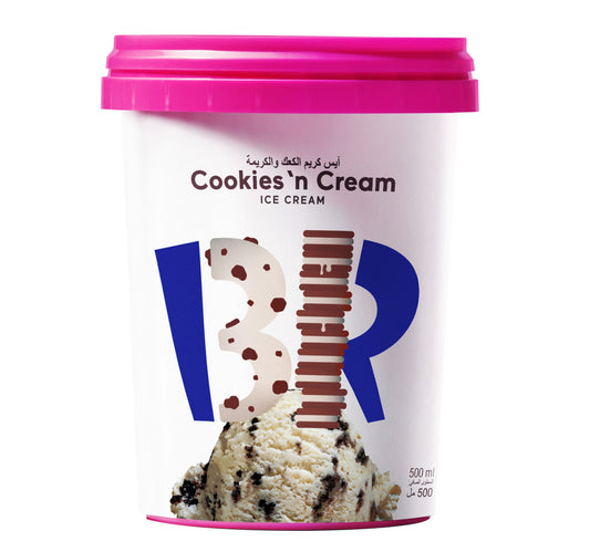 Baskin Robbins Cookies N Cream Ice Cream 500 ml