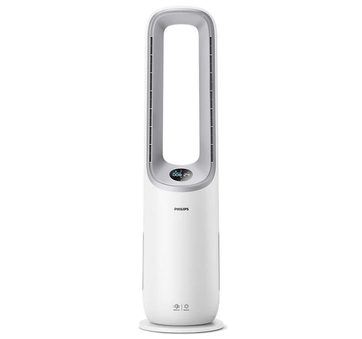 Philips Air Performer 7000 Series 2-in-1 Air Purifier and Fan, White/Gray, AMF765/30