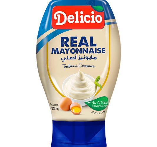 Delicio Real Mayonnaise Squeeze 300 ml Lulu Hypermarket