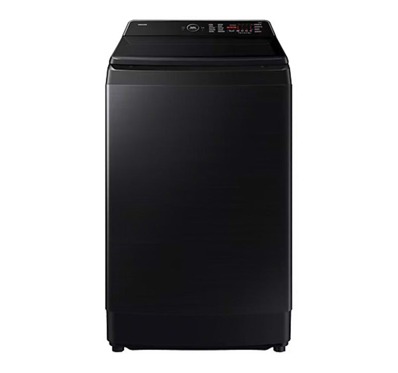 غسالة سامسونج تحميل علوي، 10 كجم، 700 دورة في الدقيقة، أسود كافيار، WA80F10S5BGU