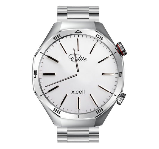 X.Cell Smart Watch Elite-7 Silver Steel Lulu Hypermarket