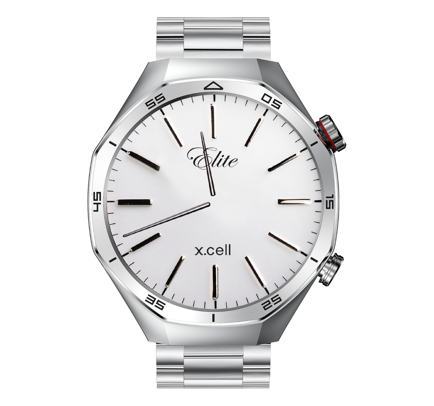 X.Cell Smart Watch Elite-7 Silver Steel Lulu Hypermarket