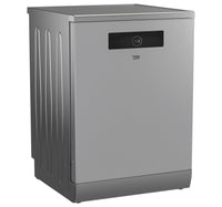 Beko Dish Washer, 15 Place Settings, Fingerprint-free Stainless Steel, BDEN38523XQ