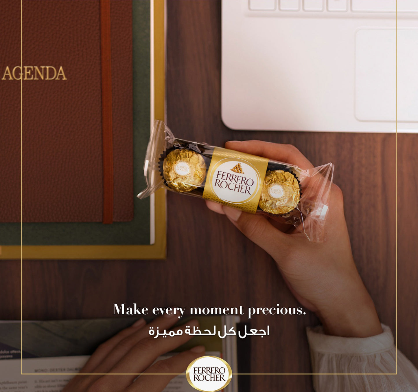 Ferrero Rocher Hazelnut & Milk Chocolate 3 pcs