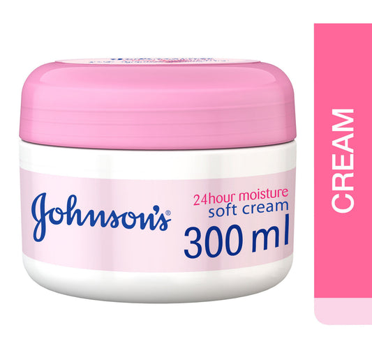 Johnson's Body Cream 24 Hour Moisture Soft 300 ml