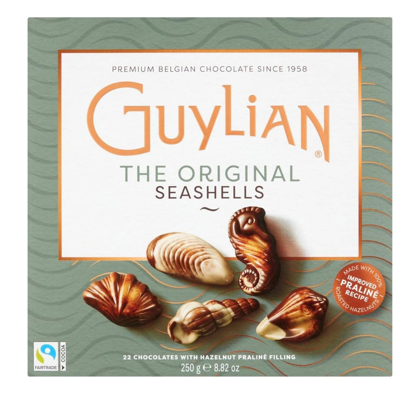 Guylian The Original Hazelnut Praline Filling Chocolate Seashells 22 pcs 250 g Lulu Hypermarket