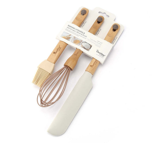 Chefline Silicone Baking Utensil Set, 3 Pcs, H6