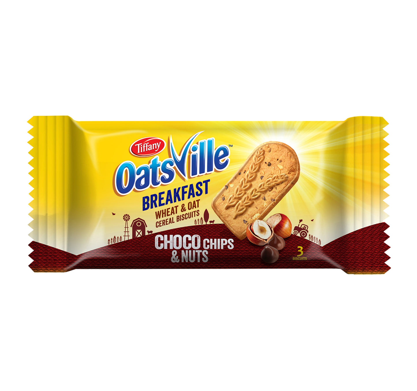 Tiffany Oats Ville Breakfast Choco Chips And Nuts 12 x 50g Lulu Hypermarket