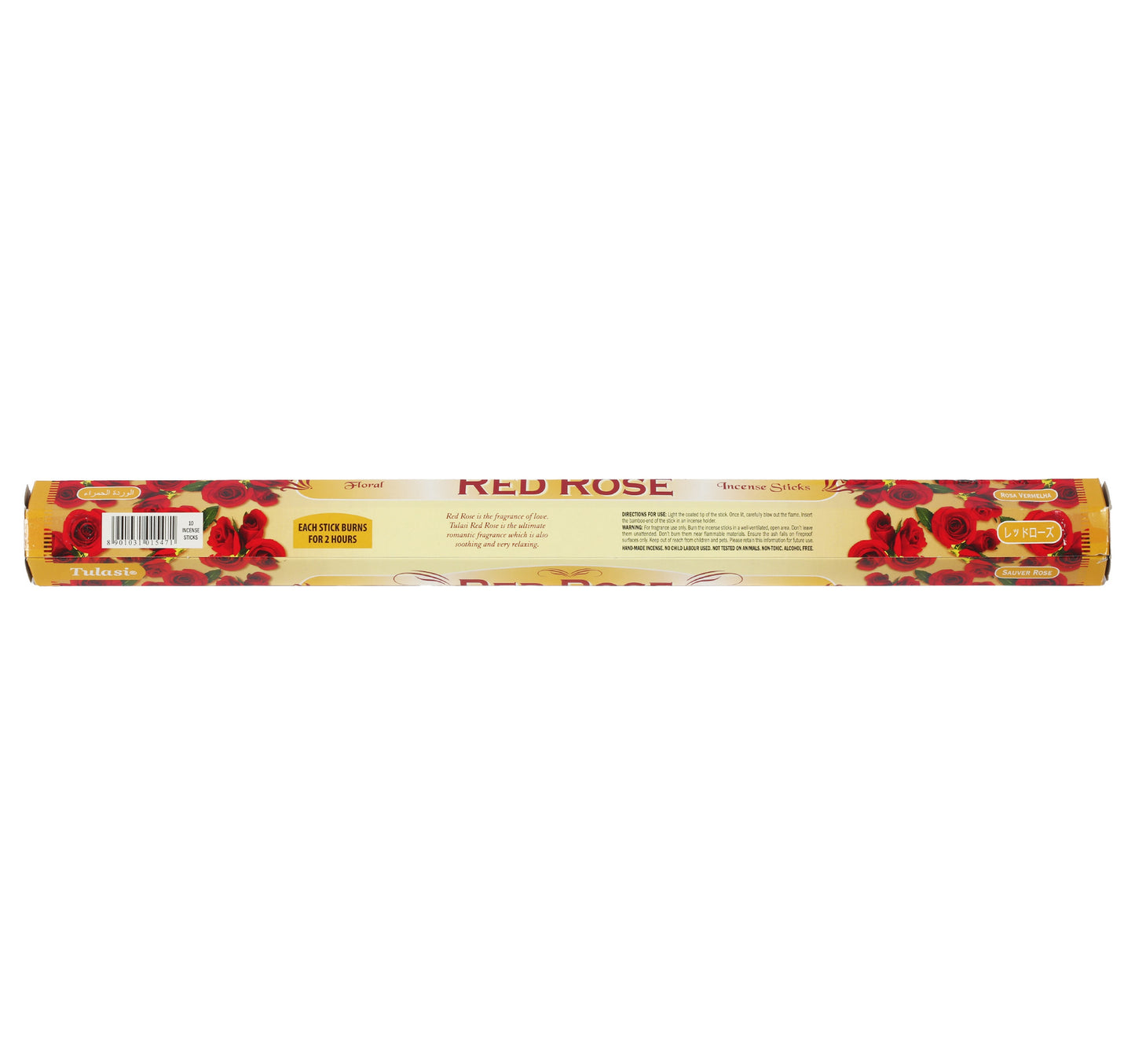Tulasi Red Rose Incense Sticks 10 pcs