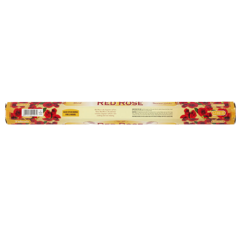 Tulasi Red Rose Incense Sticks 10 pcs