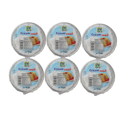 Awal Fresh Cream 6 x 75 g Lulu Hypermarket