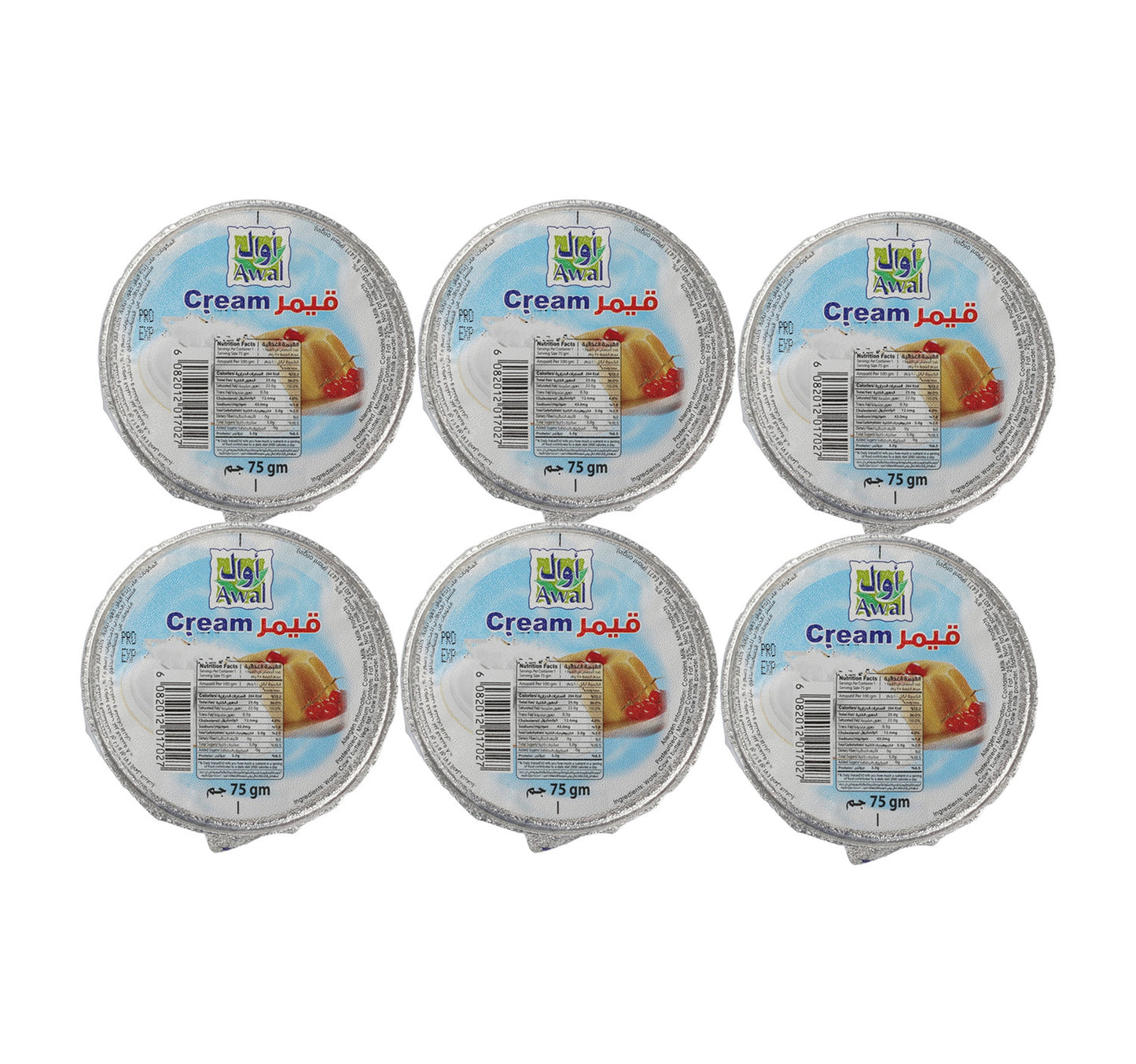 Awal Fresh Cream 6 x 75 g Lulu Hypermarket
