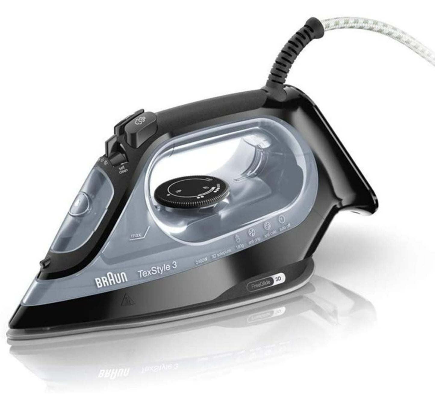 مكواة بخار براون، 2400 واط، أسود، SI3055BK