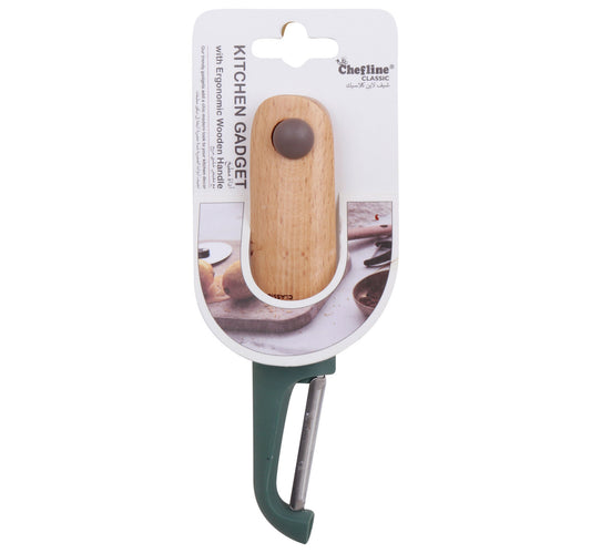 Chefline Peeler with Wooden Handle, ANZP9404KT