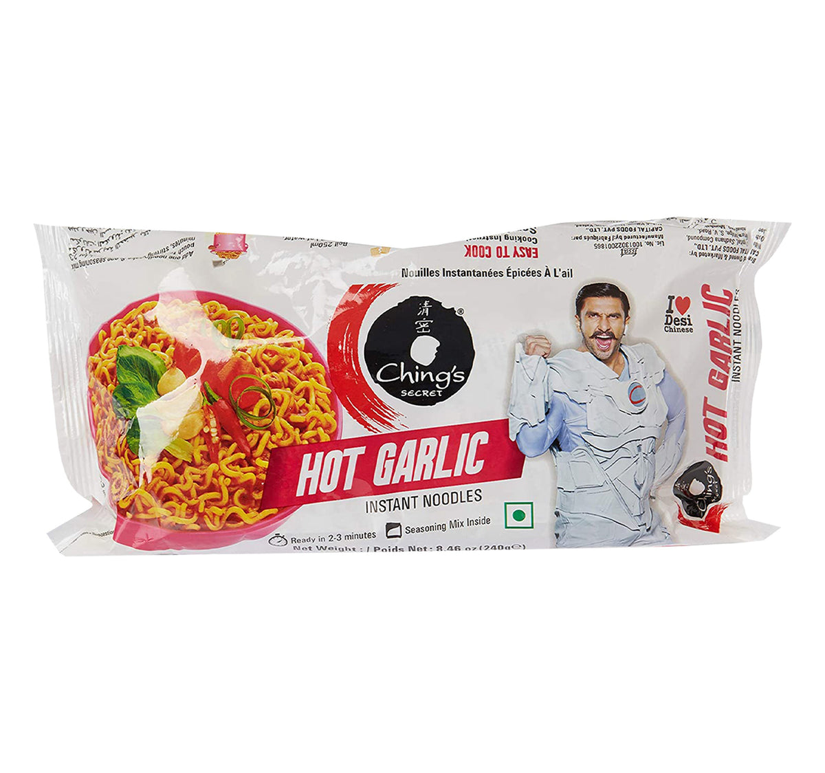 Ching's Secret Hot Garlic Instant Noodles 240 g