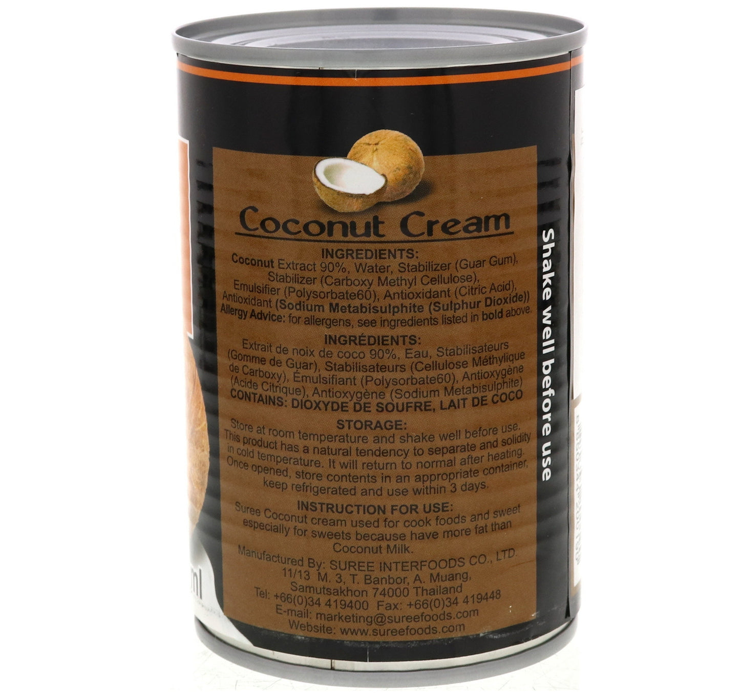 Suree Premium Coconut Cream 400 ml