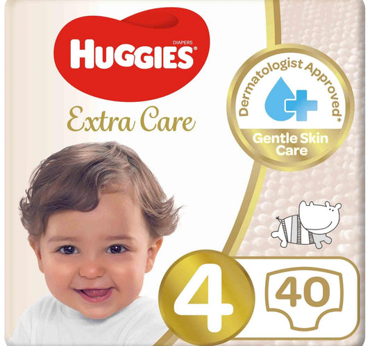 Huggies Extra Care Size 4 8 -14 kg Value Pack 40pcs