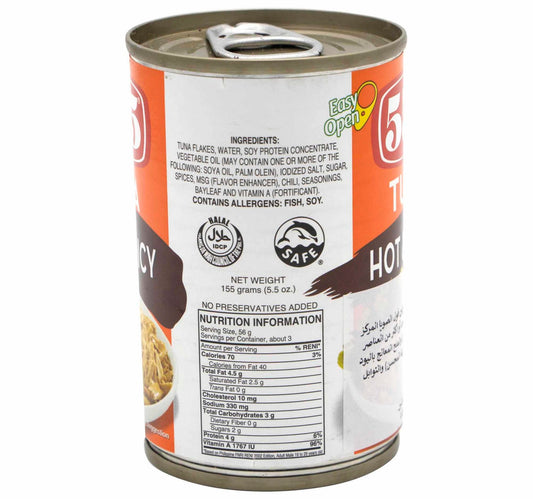 555 Tuna Hot & Spicy 155 g