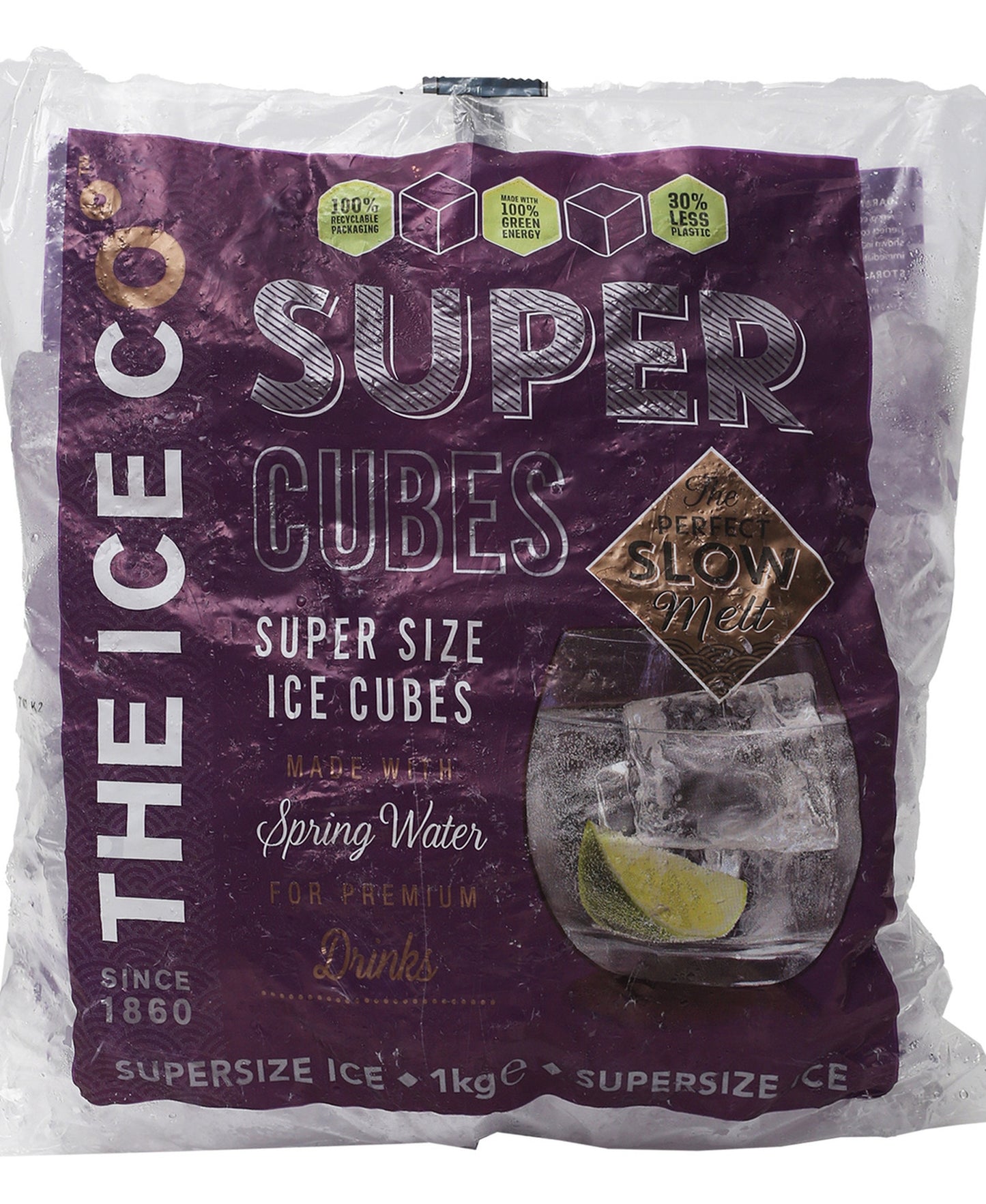 The Ice Co Super Size Ice Cubes 1 kg Lulu Hypermarket