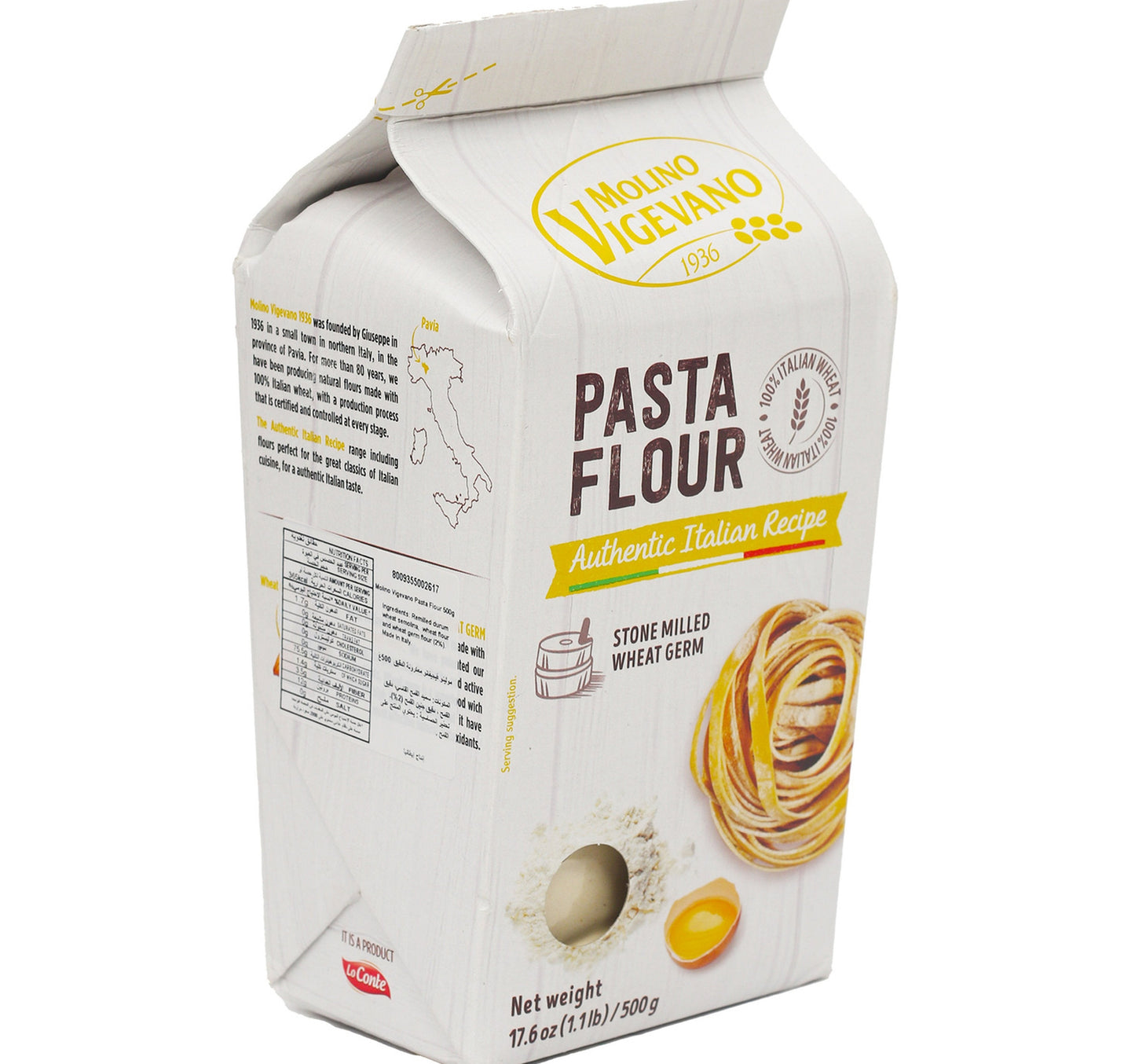 Molino Vigevano Pasta Flour 500 g Lulu Hypermarket