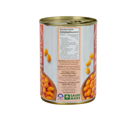 Luna Baked Beans In Tomato Sauce 380 g Lulu Hypermarket