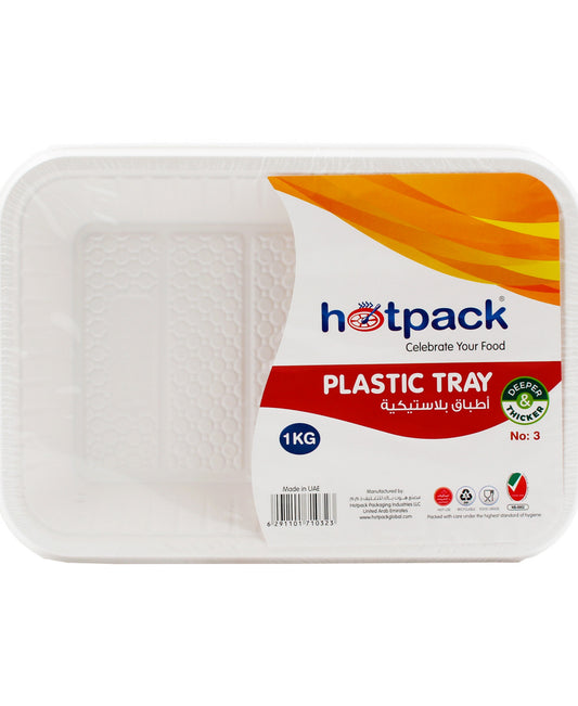 Hotpack Plastic Tray No:3 1 kg