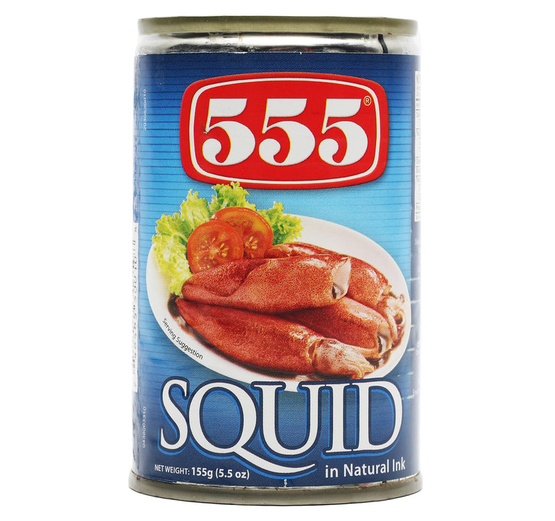555 Squid In Natural Ink 155 g Lulu Hypermarket