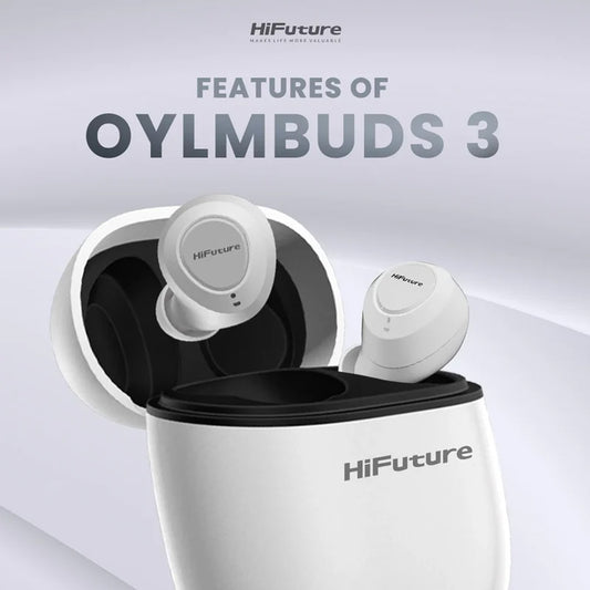 HiFuture OlymBuds3 In-Ear TWS Earbuds, Radiant White