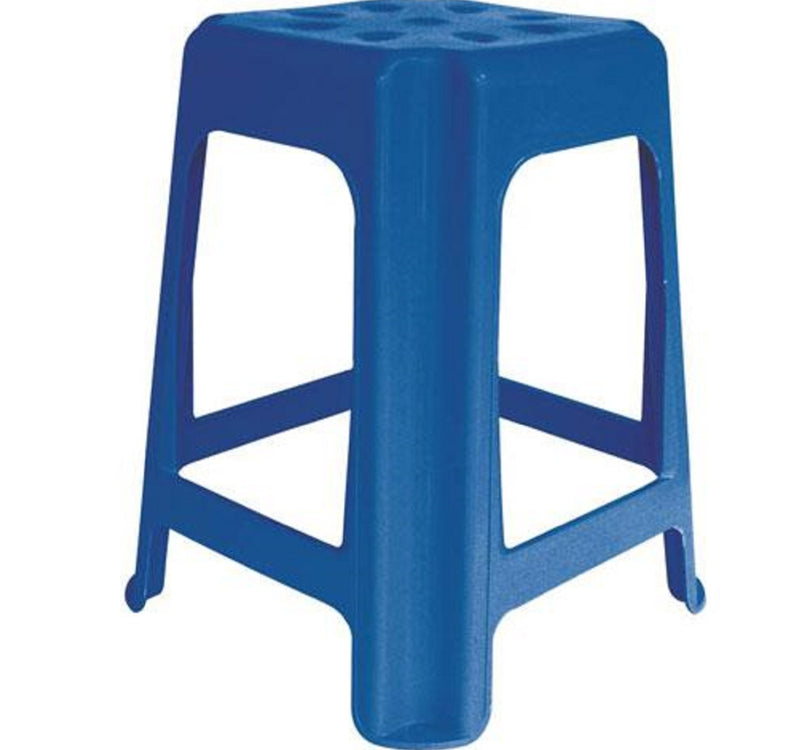 Cosmoplast Plastic High Stool 400519 Assorted Colors IFHHCH166 L 37 x W 37 x Ht 46cm