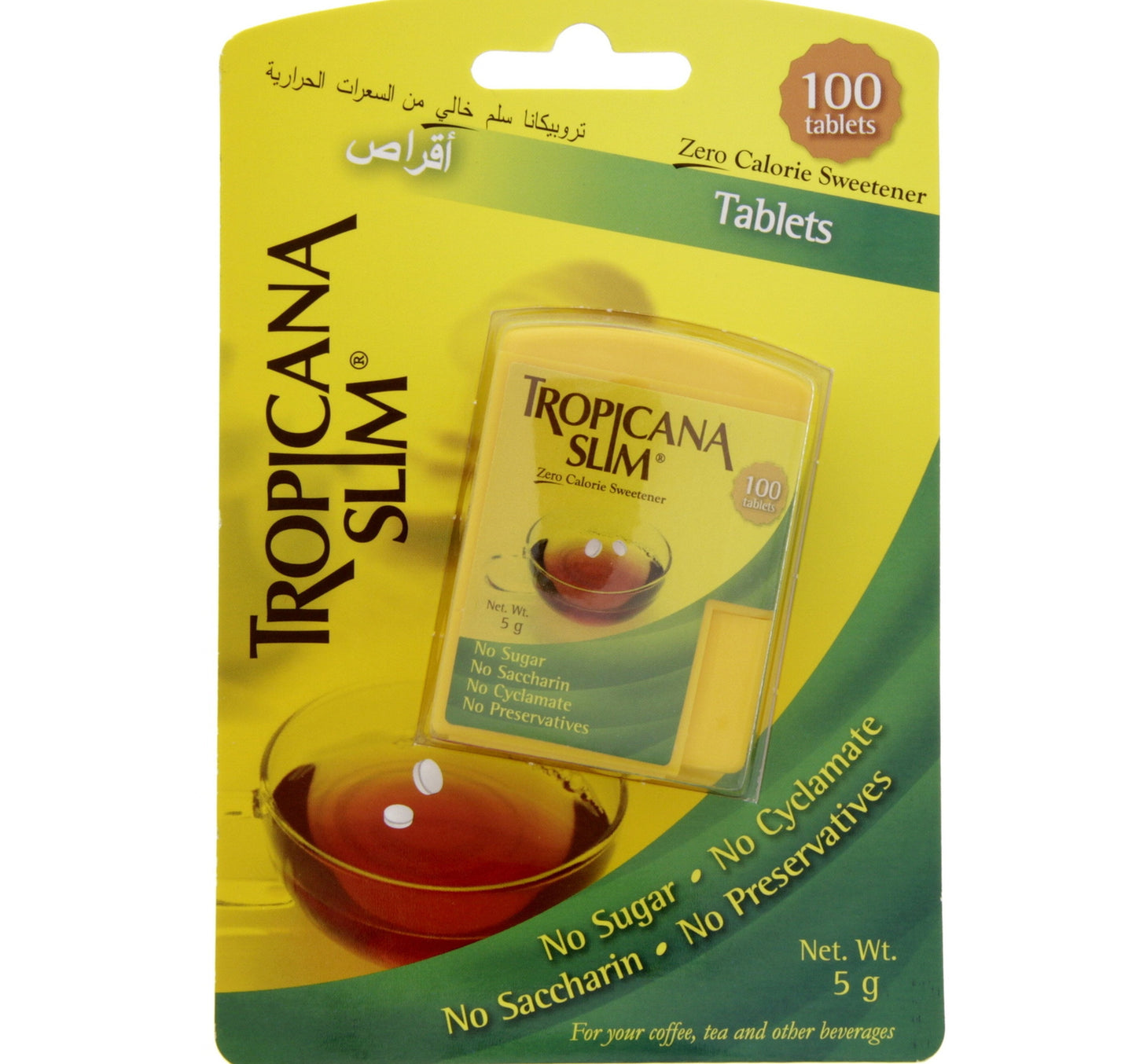 Tropicana Slim Zero Calorie Sweetener Tablets 100pcs Lulu Hypermarket