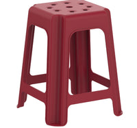 Cosmoplast Plastic High Stool 400519 Assorted Colors IFHHCH166 L 37 x W 37 x Ht 46cm