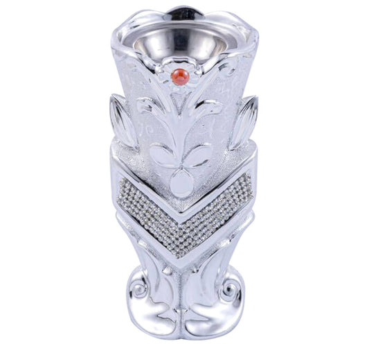 Maple Leaf Livia Ceramic Burner 18.3cm Silver