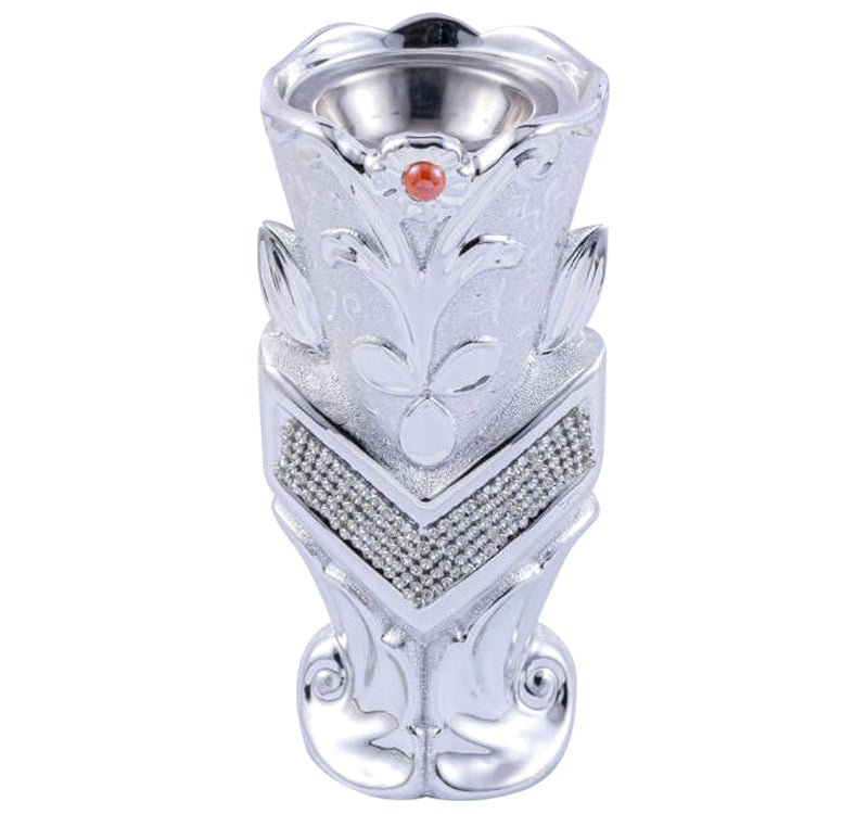Maple Leaf Livia Ceramic Burner 18.3cm Silver