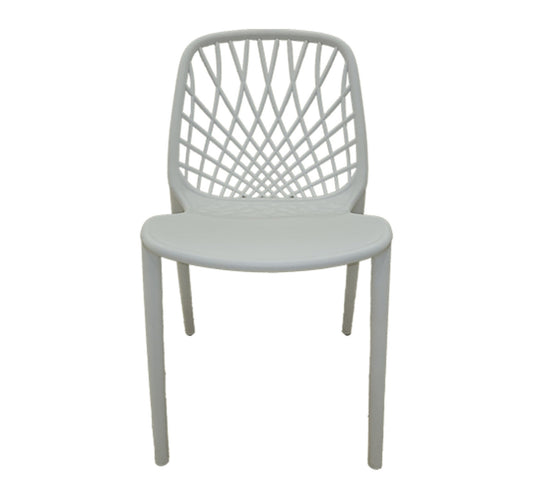 Maple Leaf Home Abel Polypropylene Chair White BW127B